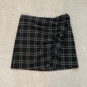 Abercrombie & Fitch Plaid Mini Skirt